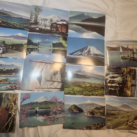1970s Japan Mt Fuji Scenic Postcard Collection - Picture 1 of 4